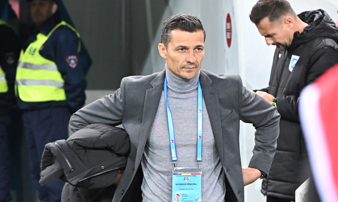 Costel Gâlcă, plecare de la Universitatea Craiova