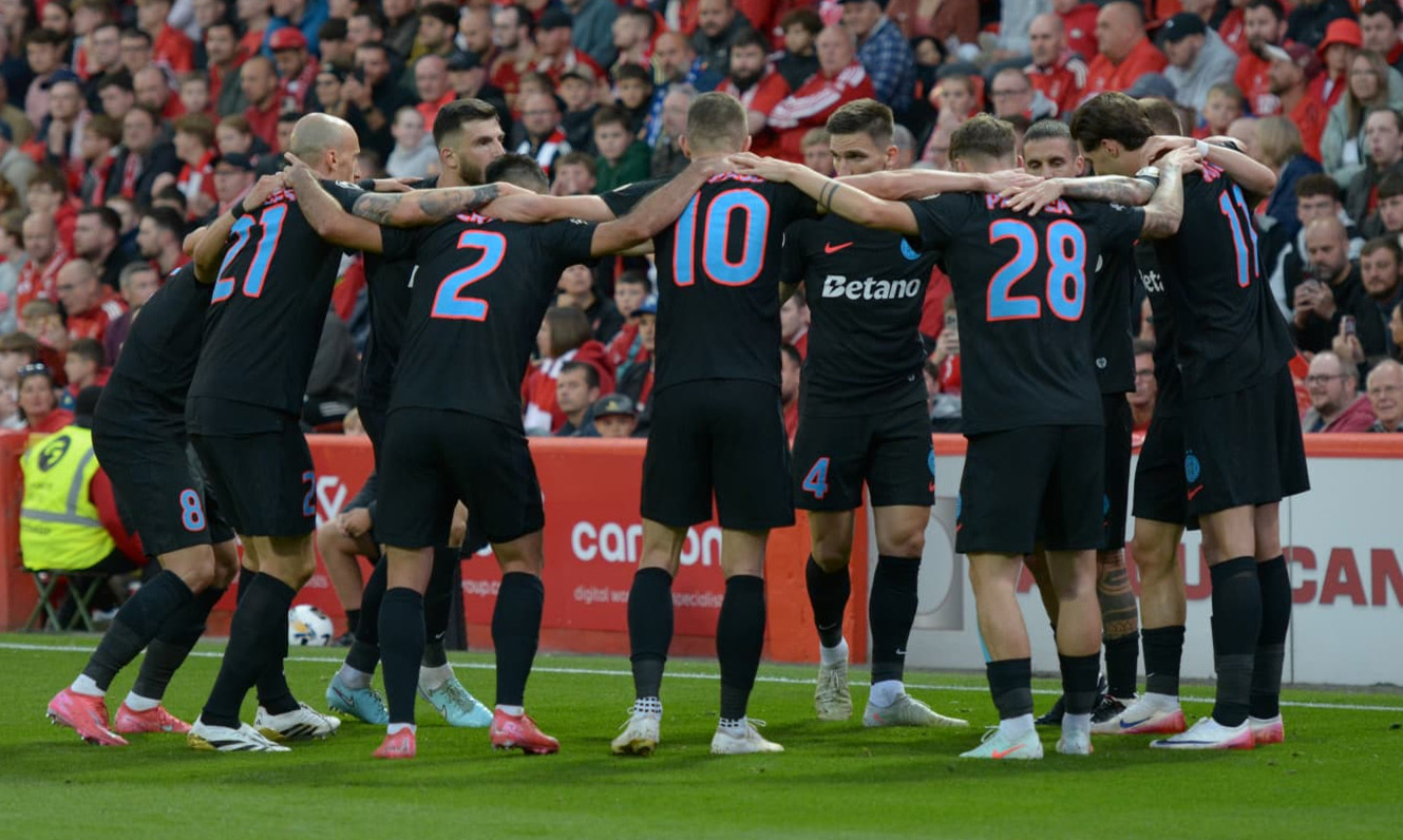 Aberdeen – FCSB 1-2, Live Text Online, în manșa tur a play-off-ului Europa League. Presiunea scoțienilor este tot mai mare pe măsură ce meciul se apropie de final