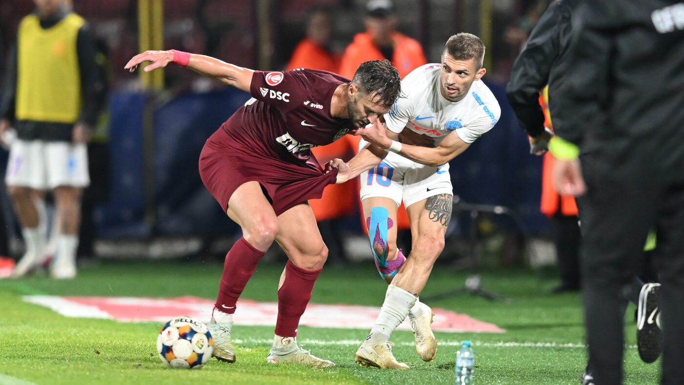 CFR Cluj – FCSB 2-2, în etapa 8 din Superliga. Ambele echipe rămân pe loc de baraj, după remiza din Gruia