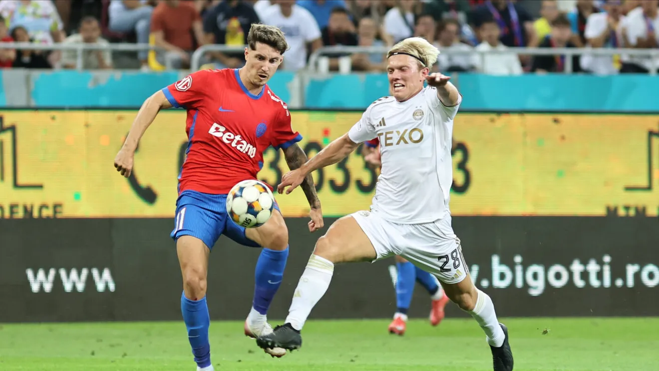 FCSB sclipește în grupe. 3-0 cu Aberdeen și campioana este, din nou, în Europa League. Cronică de Cătălin Mureșanu