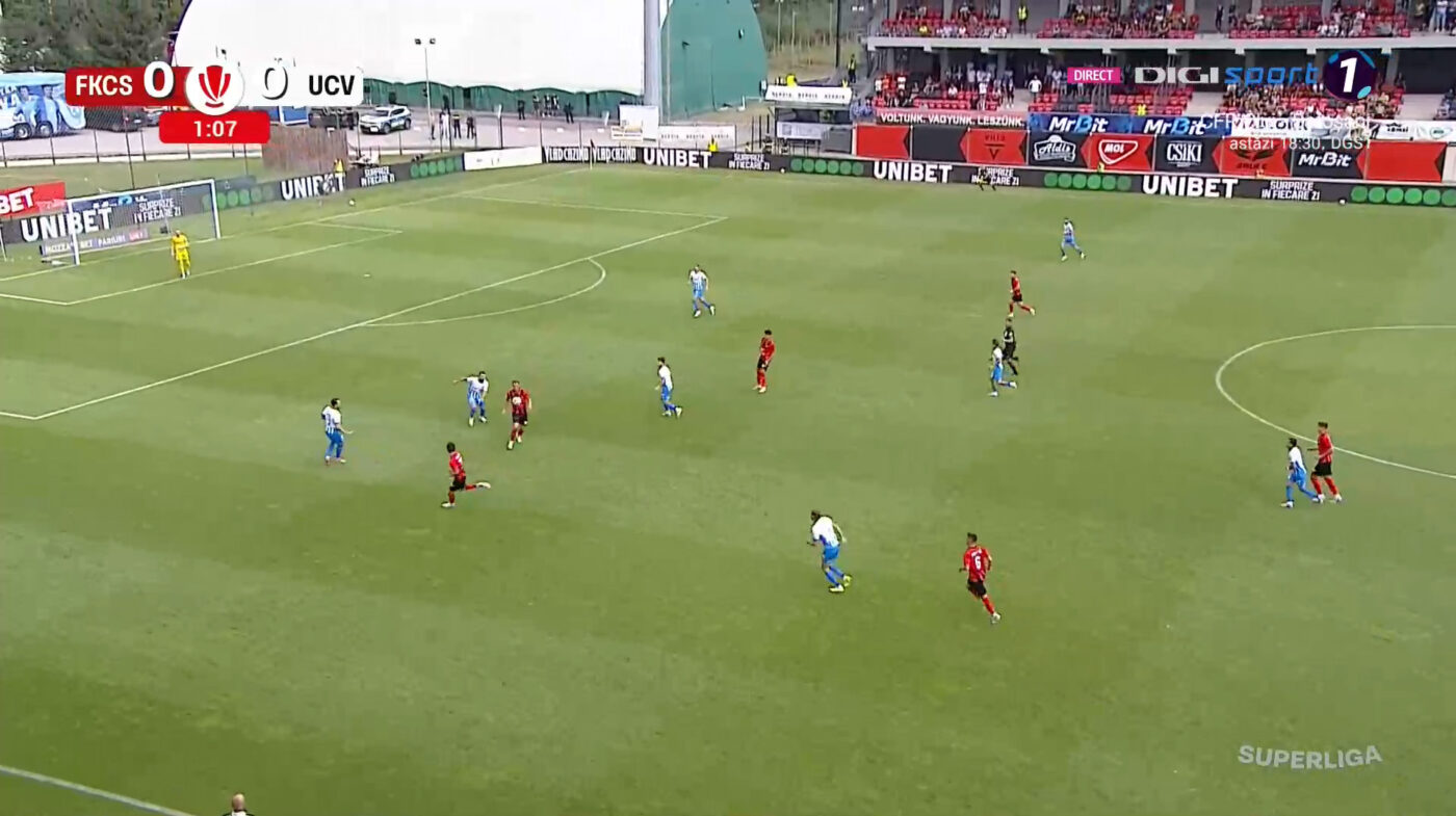 FK Csikszereda – Universitatea Craiova 1-1, Live Text Online, în etapa 6 din Superliga. Nsimba egalează după o gafă a apărării gazdelor