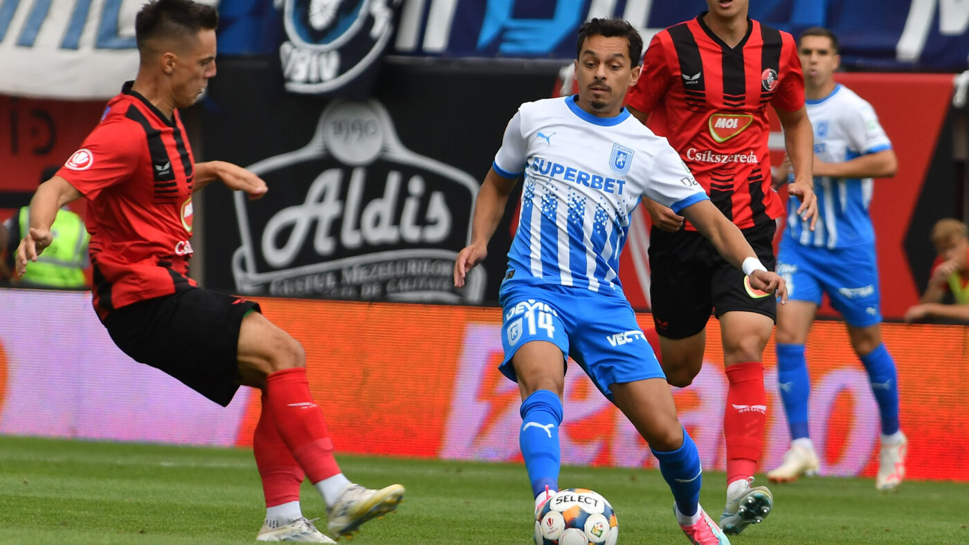 FK Csikszereda – Universitatea Craiova 1-2, în etapa 6 din Superliga. Echipa lui Rădoi va încheia runda pe primul loc