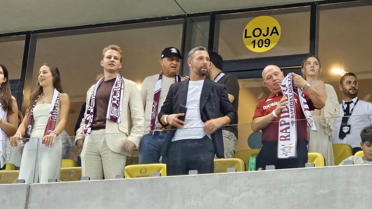 Imperiul Leilor s-a mutat pe Arena Națională. Dan Șucu și Răzvan Raț au venit la Rapid – FCSB