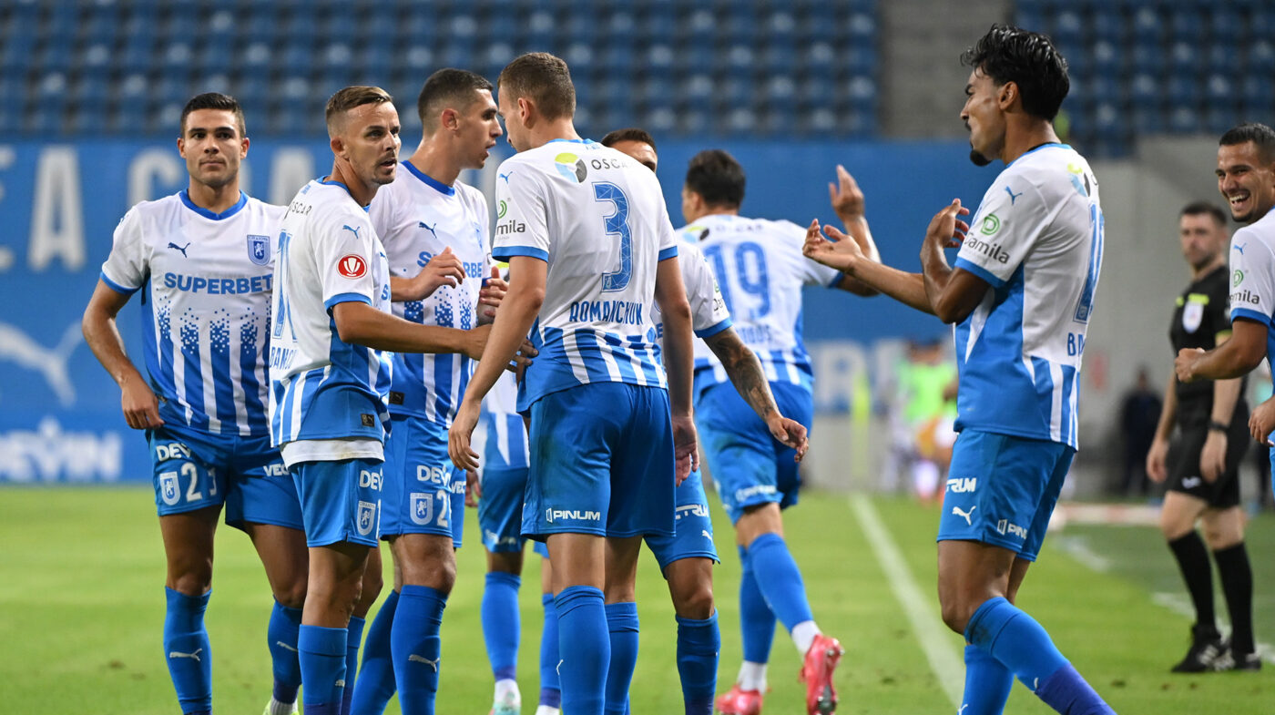 Univerza Craiova se je s težavo uvrstila v končnico Konferenčne lige kljub porazu proti Spartaku Trnava