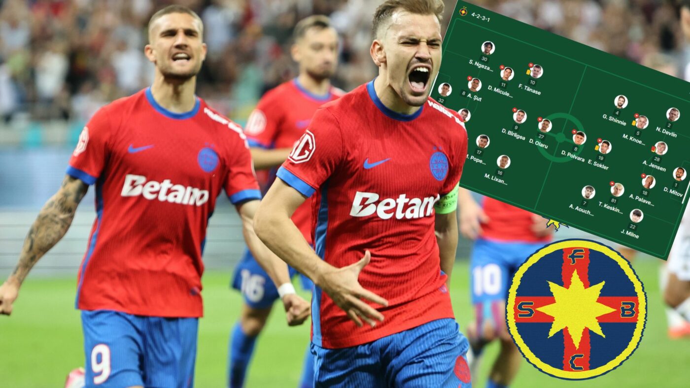 Notele primite de jucătorii lui Charalambous după FCSB – Aberdeen 3-0. Doi fotbaliști de 10: „El va fi viitorul naționalei”. EXCLUSIV