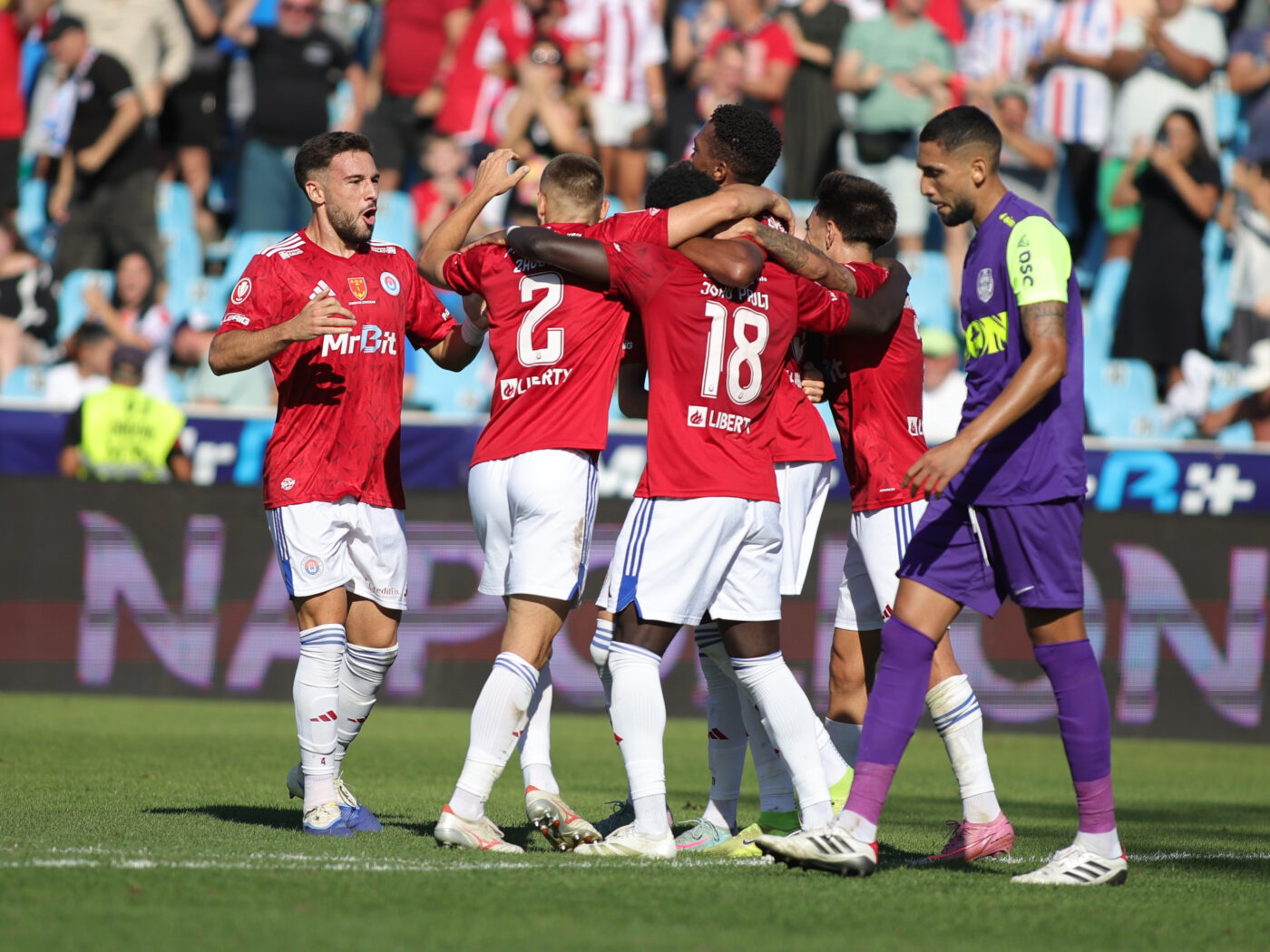 Oțelul – CFR Cluj 4-1, în etapa 7 din Superliga. Vicecampioana României pierde rușinos la Galați și termină meciul în 10 oameni