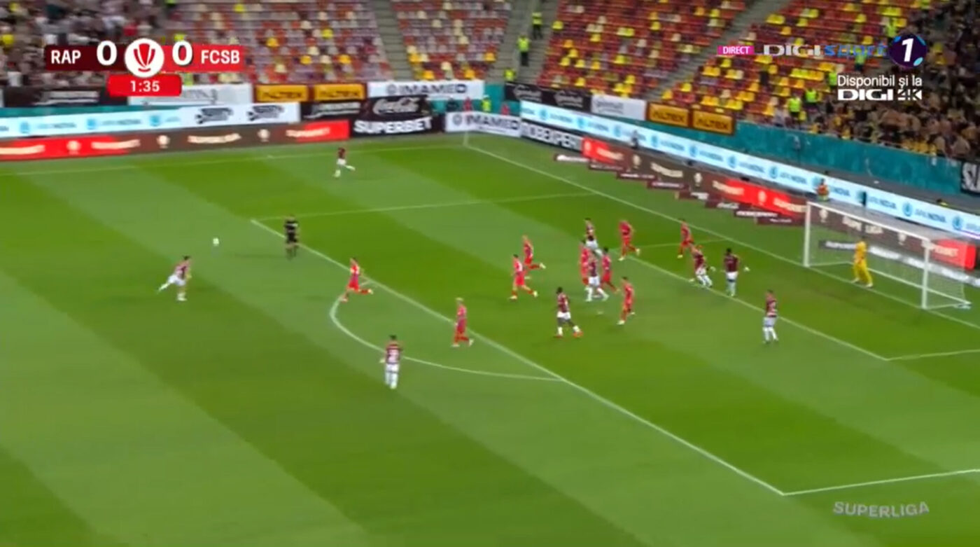 Rapid București – FCSB 0-1, Live Text Online, în etapa 6 din Superliga. Lixandru deschide scorul, după un corner, cu o reluare de la 5 metri