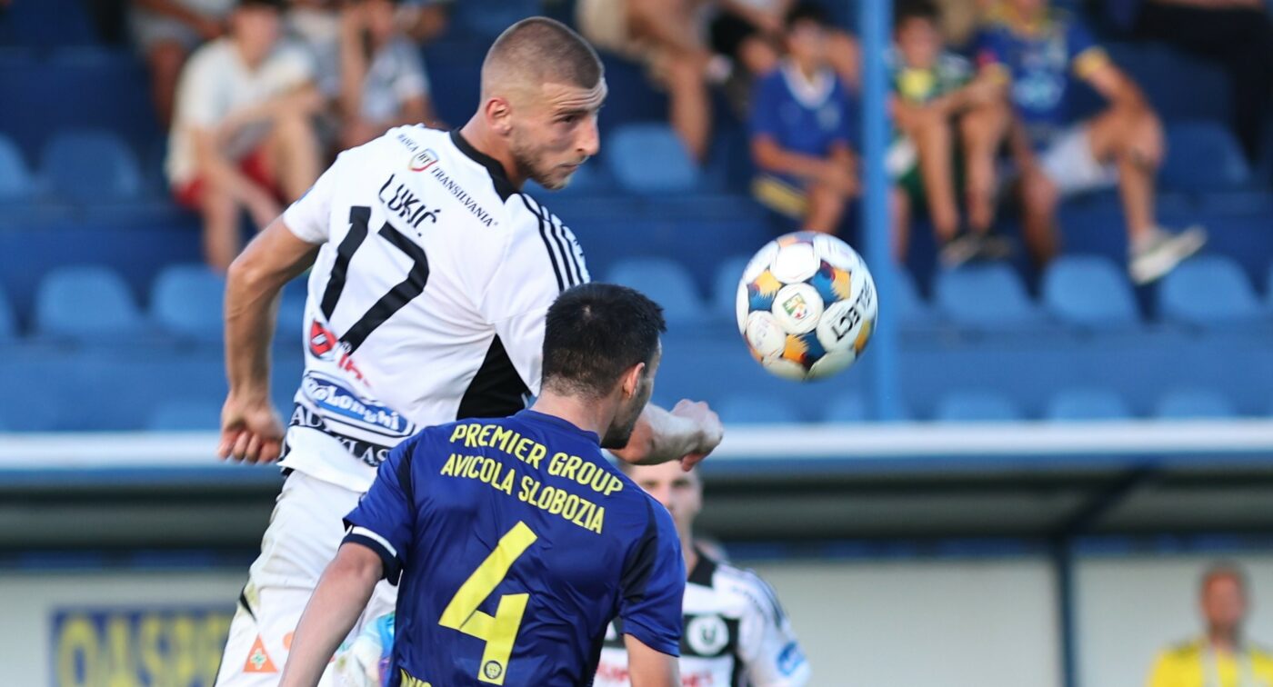 Unirea Slobozia – U Cluj 0-1, în etapa a opta din Superliga. Trupa lui Neluțu Sabău și-a revenit după eșecul cu Dinamo și e din nou pe loc de play-off!