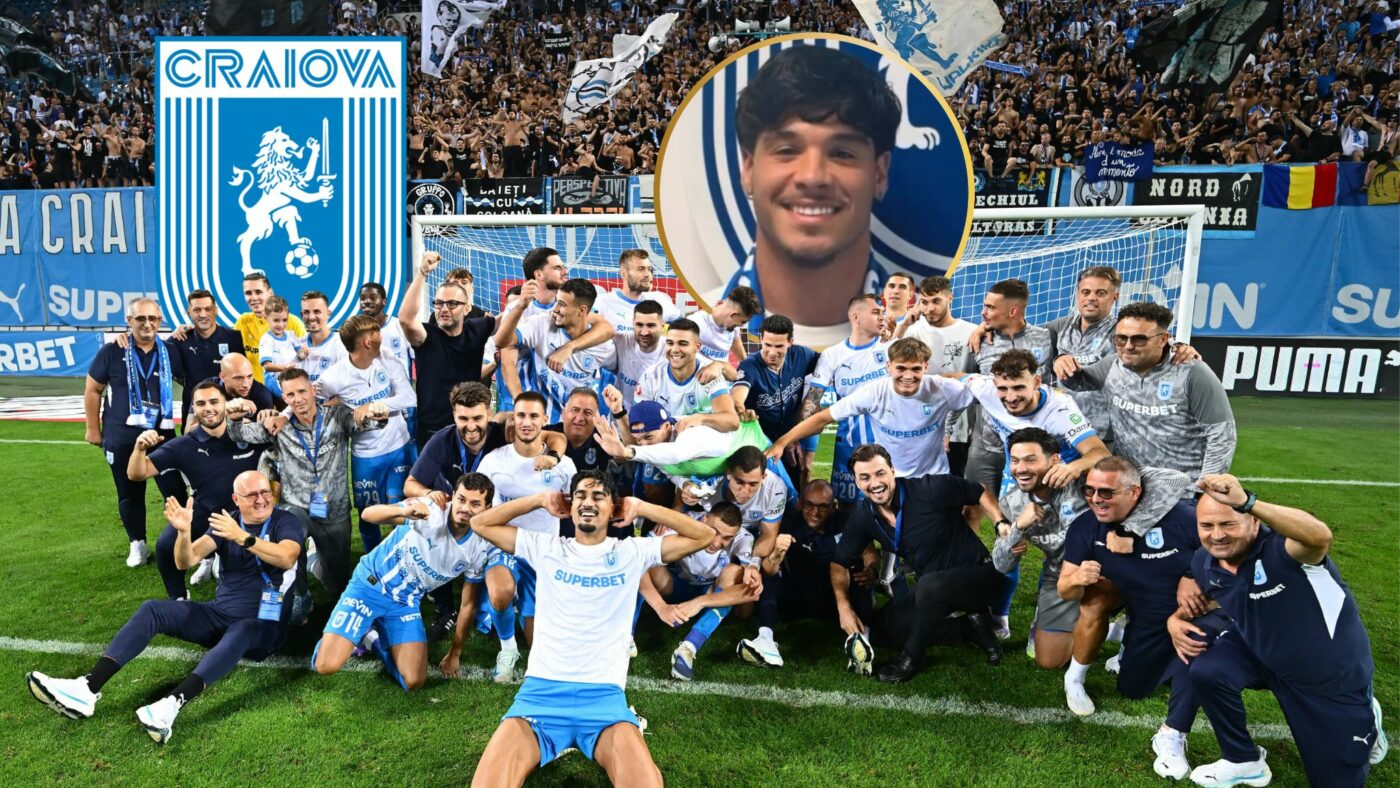 Culisele ultimului transfer de la Universitatea Craiova. Cine este omul care l-a dorit pe fotbalist și pentru ce a fost adus în Bănie. EXCLUSIV