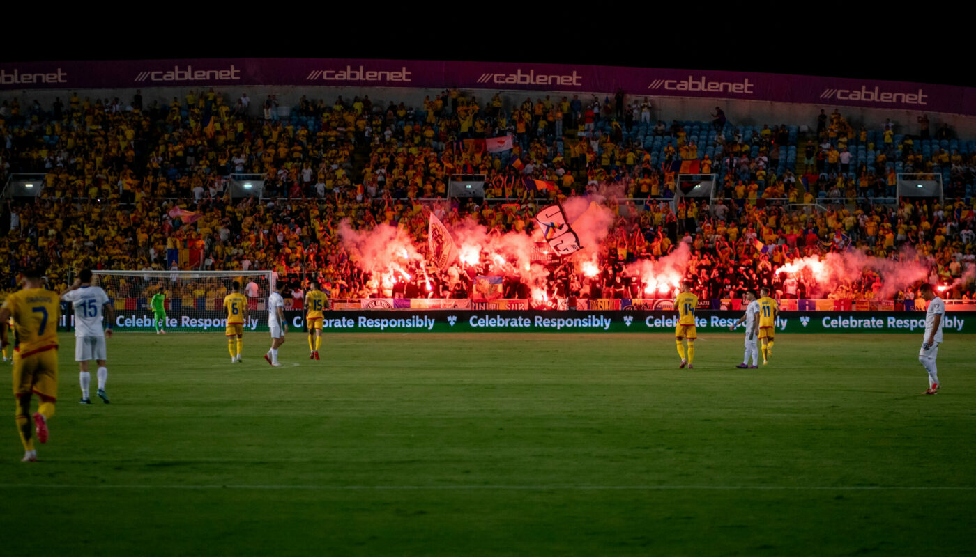Meciul Cipru – România, întrerupt în minutul 4. Riscăm o suspendare drastică din partea UEFA
