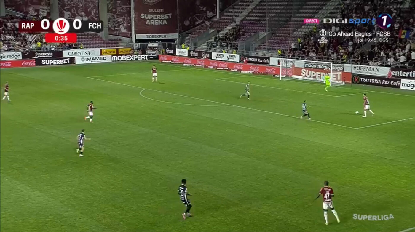 Rapid București – FC Hermannstadt 0-0, Live Text Online, în etapa 10 din Superliga. Adrian Cojocaru a pus capăt primei reprize, în corul de fluierături ale suporterilor