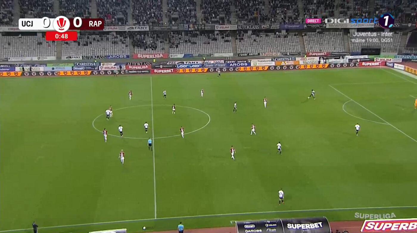 U Cluj – Rapid București 0-0, Live Text Online, în etapa 9 din Superliga. Pauză pe Cluj Arena