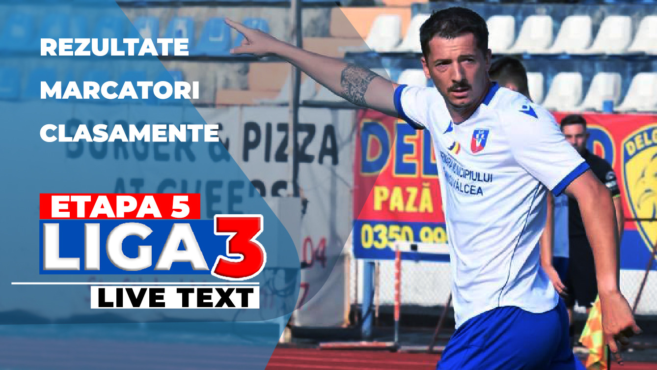 Etapa 5 Liga 3 | Romario Benzar debutează cu gol la Timișoara, CS Păuleşti și Unirea Alba Iulia au înscris cel mai mult, de câte șase ori. Minaur Baia Mare a umilit SCM Zalău