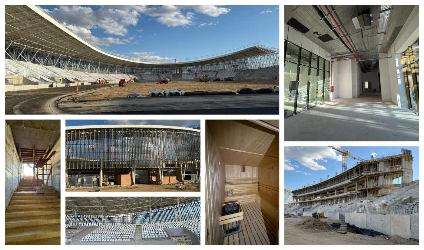 Stadiul lucrărilor la Dâmbovița Arena, la doi ani de la debutul investiției de peste 50 de milioane de euro. EXCLUSIV