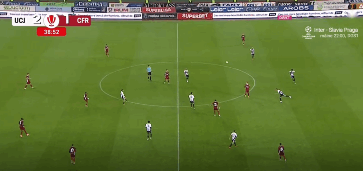 „U” Cluj – CFR Cluj 2-1 Live Text Online, în etapa 11 din Superligă. Gertmonas, intervenție miraculoasă în fața lui Louis Munteanu. Pauză în Ardeal!