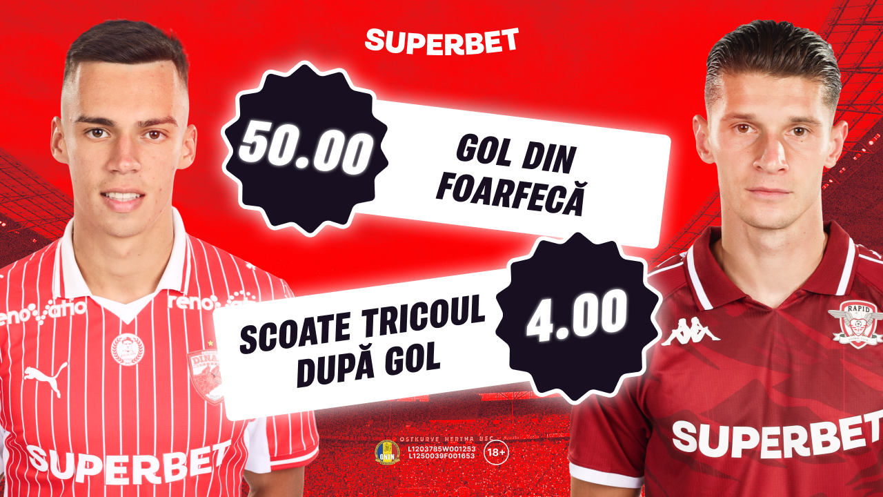 Cote Speciale până la 50.00 pe Dinamo – Rapid! ADVERTORIAL