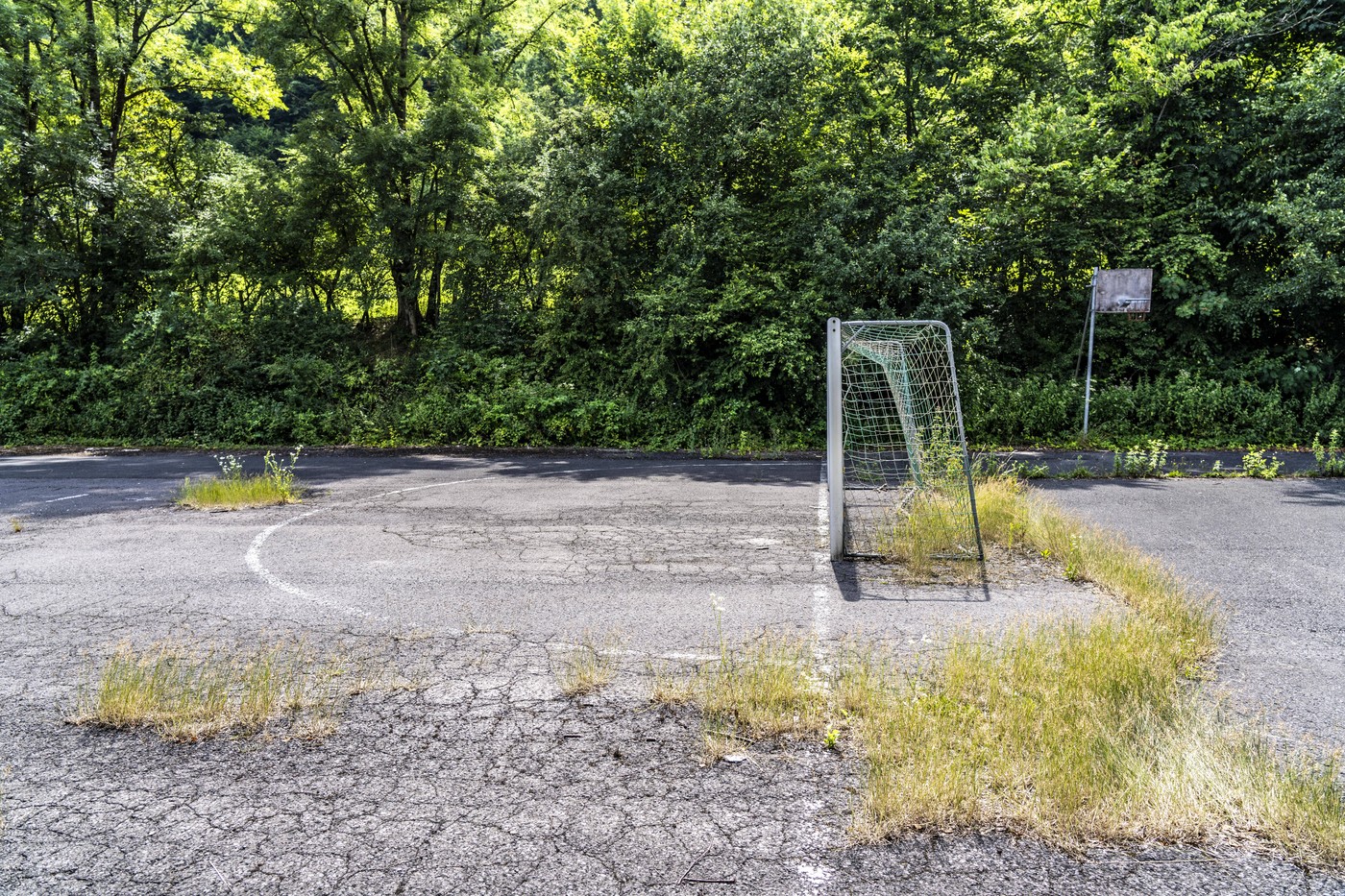 Baza sportivă construită de Ceaușescu să fie o mândrie a orașului Constanța a ajuns o junglă! Cum arată acum ruina din complexul Triunghi