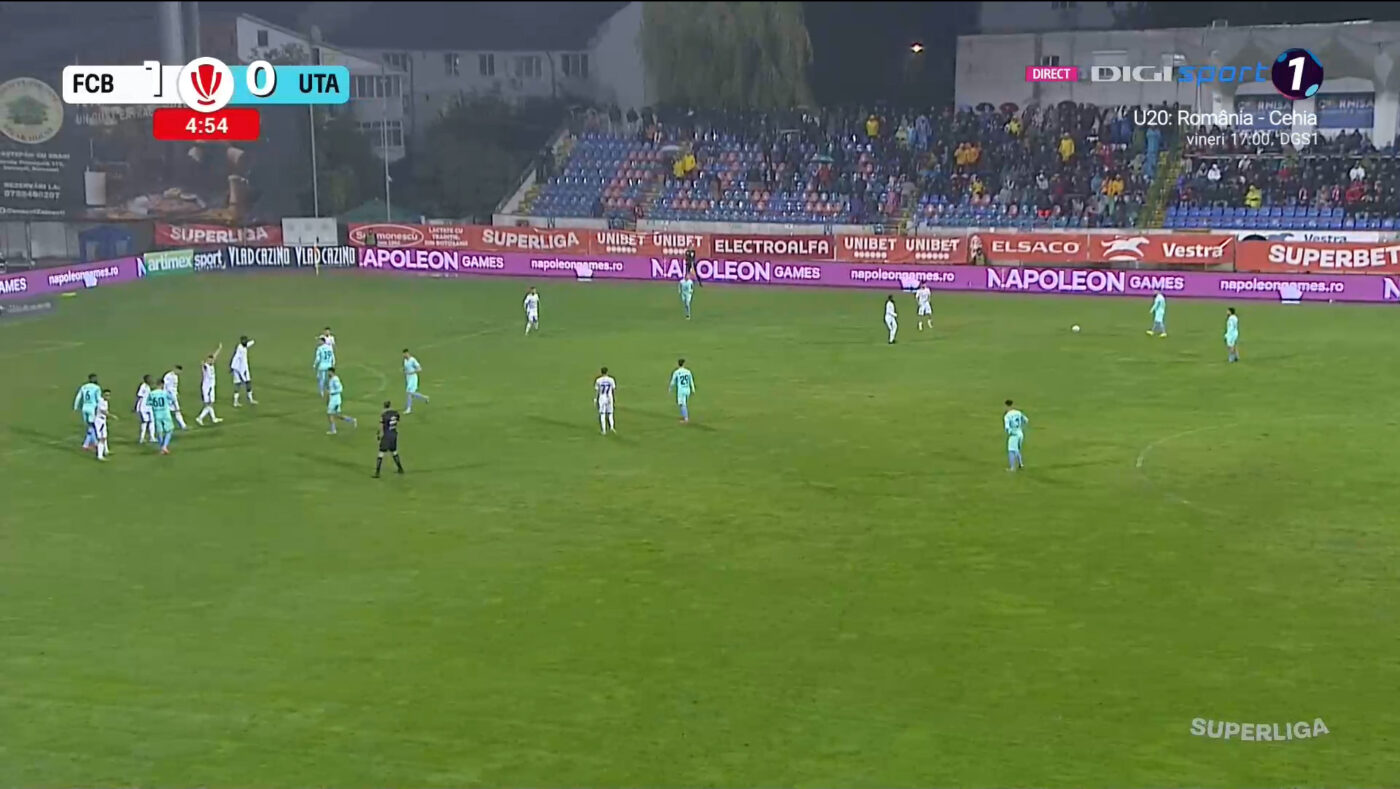 FC Botoșani – UTA 1-1, Live Text Online, în etapa 12 din Superliga. Pauză pe stadionul din Moldova