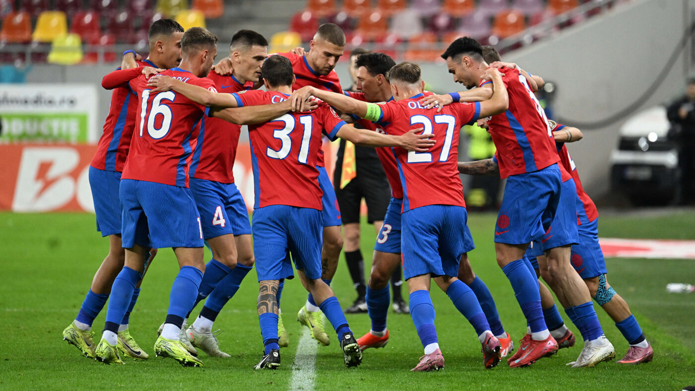 FCSB – UTA 4-0, în etapa 14 din Superliga. Victorie clară a campioanei, în fața unei echipe care a jucat o repriză în inferioritate