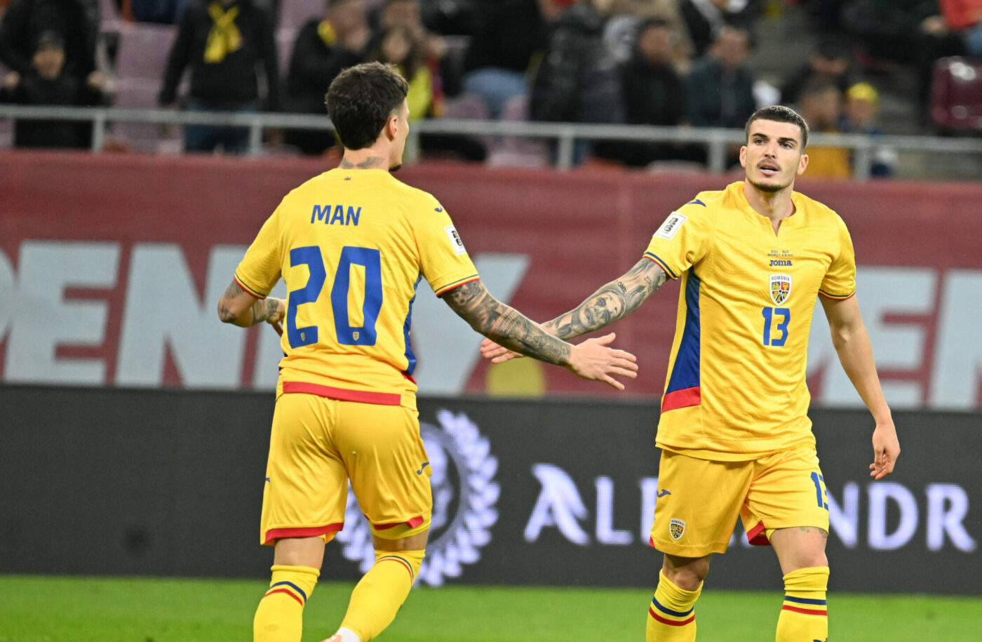Faza genială de la golul marcat de Ghiță în prelungirile meciului România – Austria! Dennis Man și Ianis Hagi au contribuit la reușita din finalul de infarct