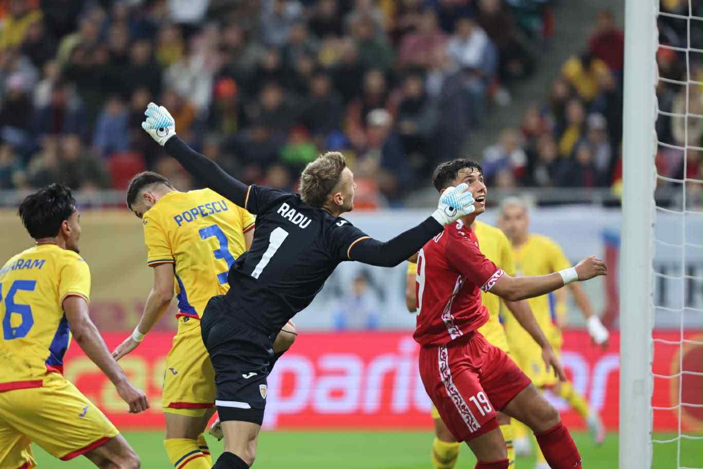 Gafa lui Ionuț Radu din România – Moldova. Ce eroare pentru portarul Celtei