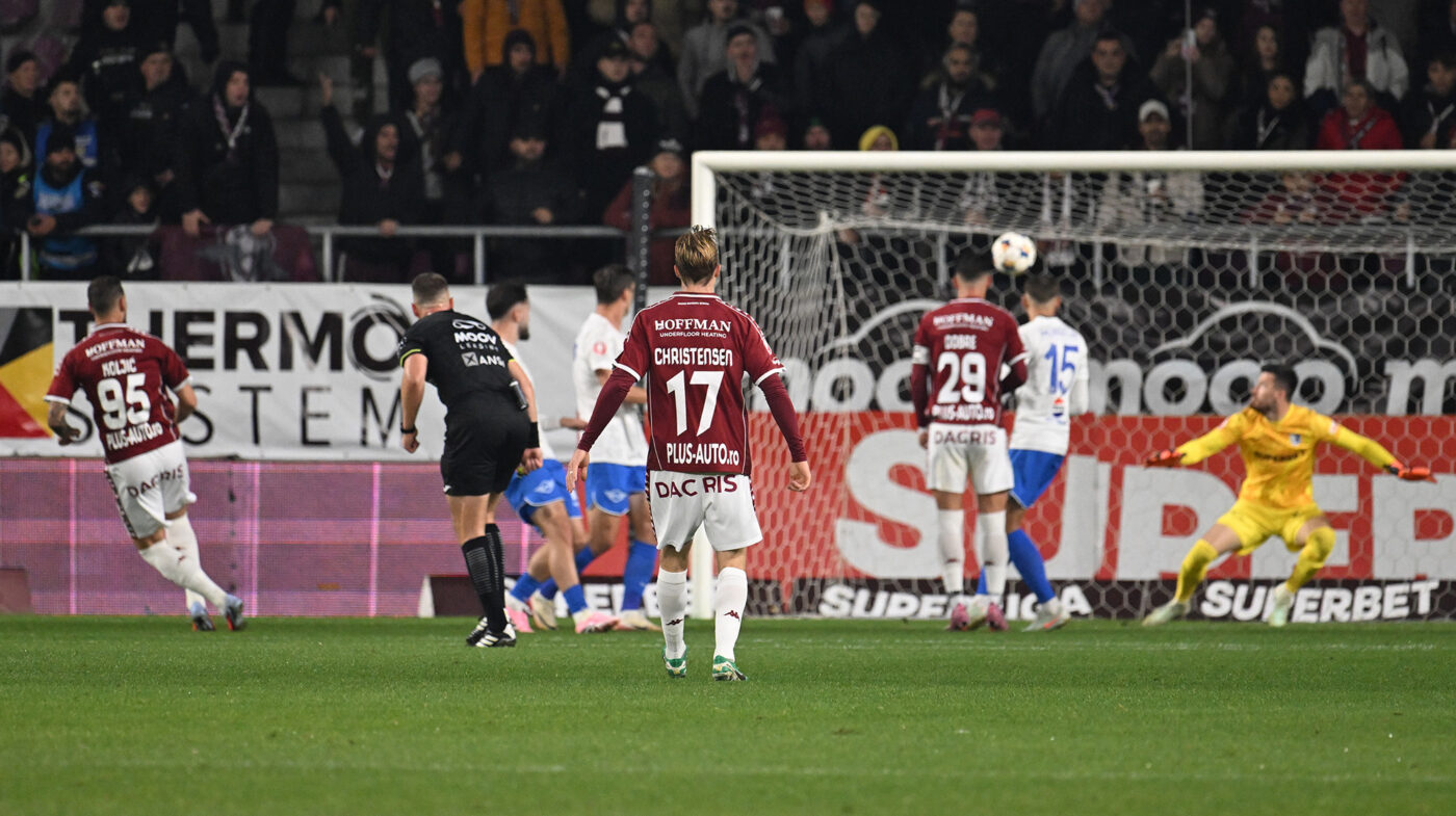 Rapid București – Farul Constanța 3-1, în etapa 12 din Superliga. Echipa lui Gâlcă a urcat pe primul loc