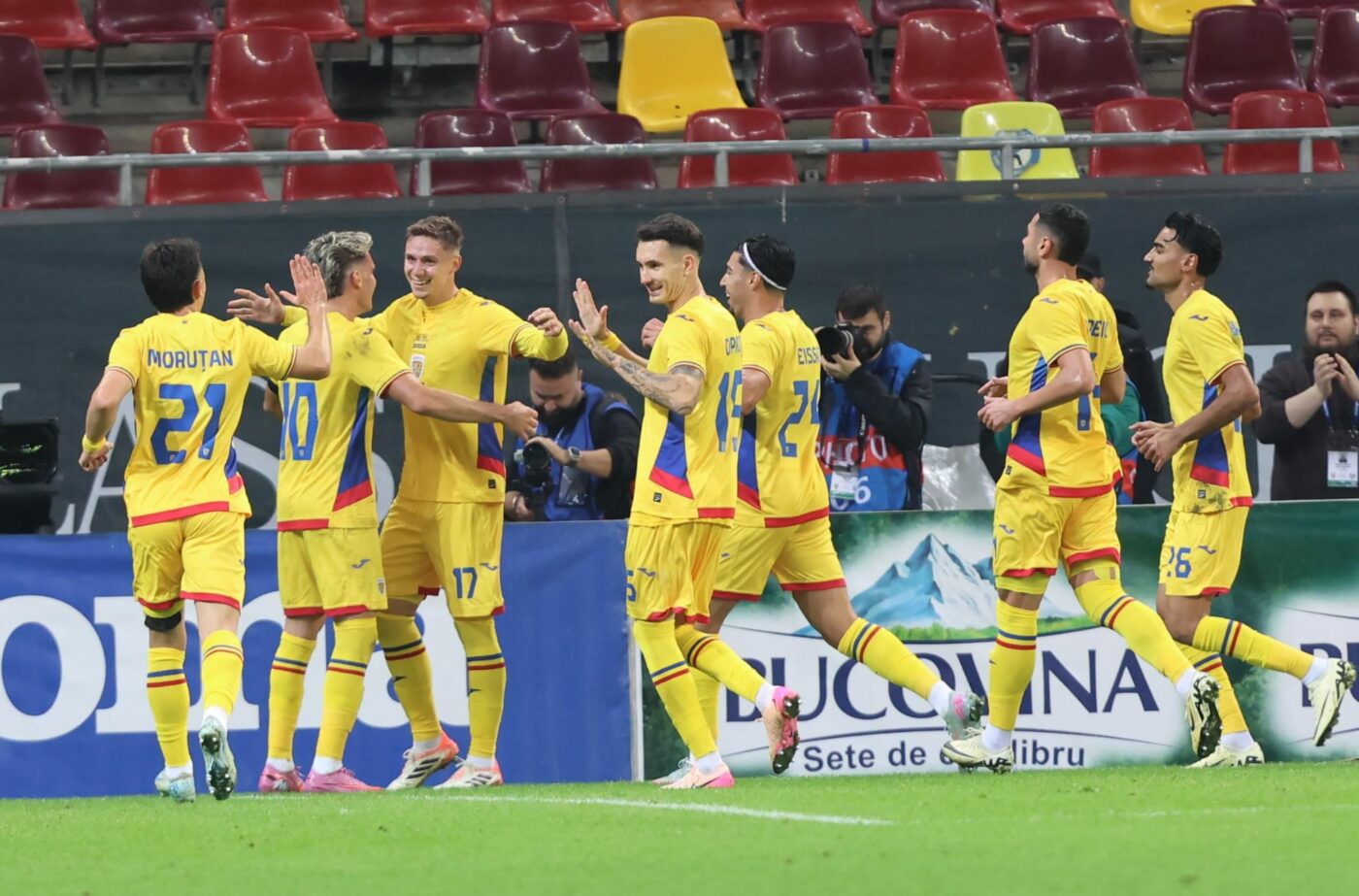 România – Moldova 2-1, Live Text Online în cadrul unui meci amical. Naționala lui Mircea Lucescu conduce la pauză