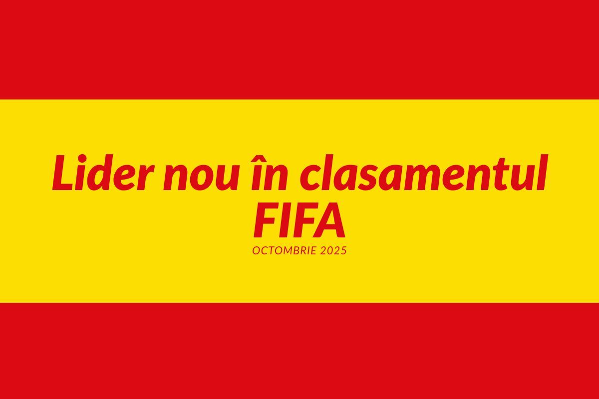(P) Lider nou în clasamentul FIFA: Spania a detronat Argentina