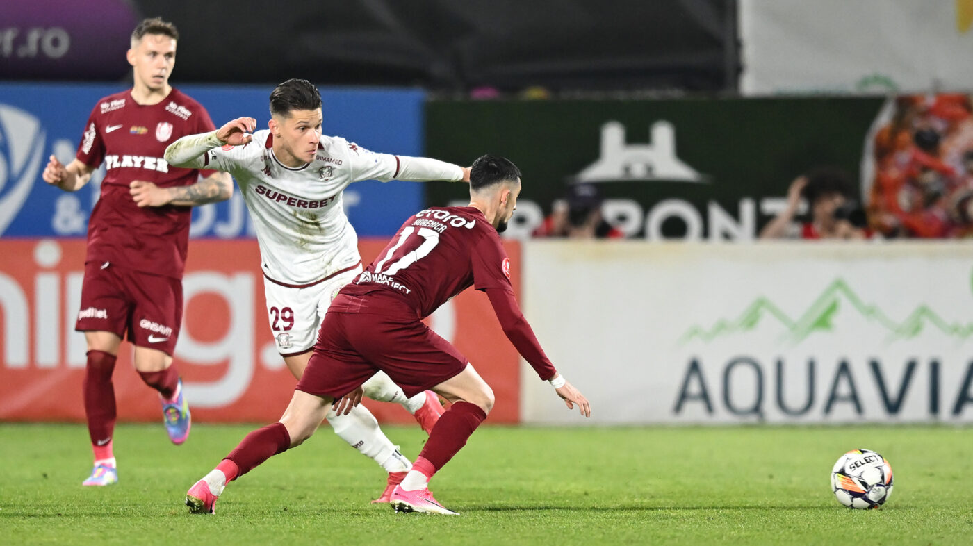 CFR Cluj – Rapid București 0-0, Live Text Online, în etapa 17 din Superliga. Sinyan scoate de la 1 metru de linia porții mingea trimisă de Petrila