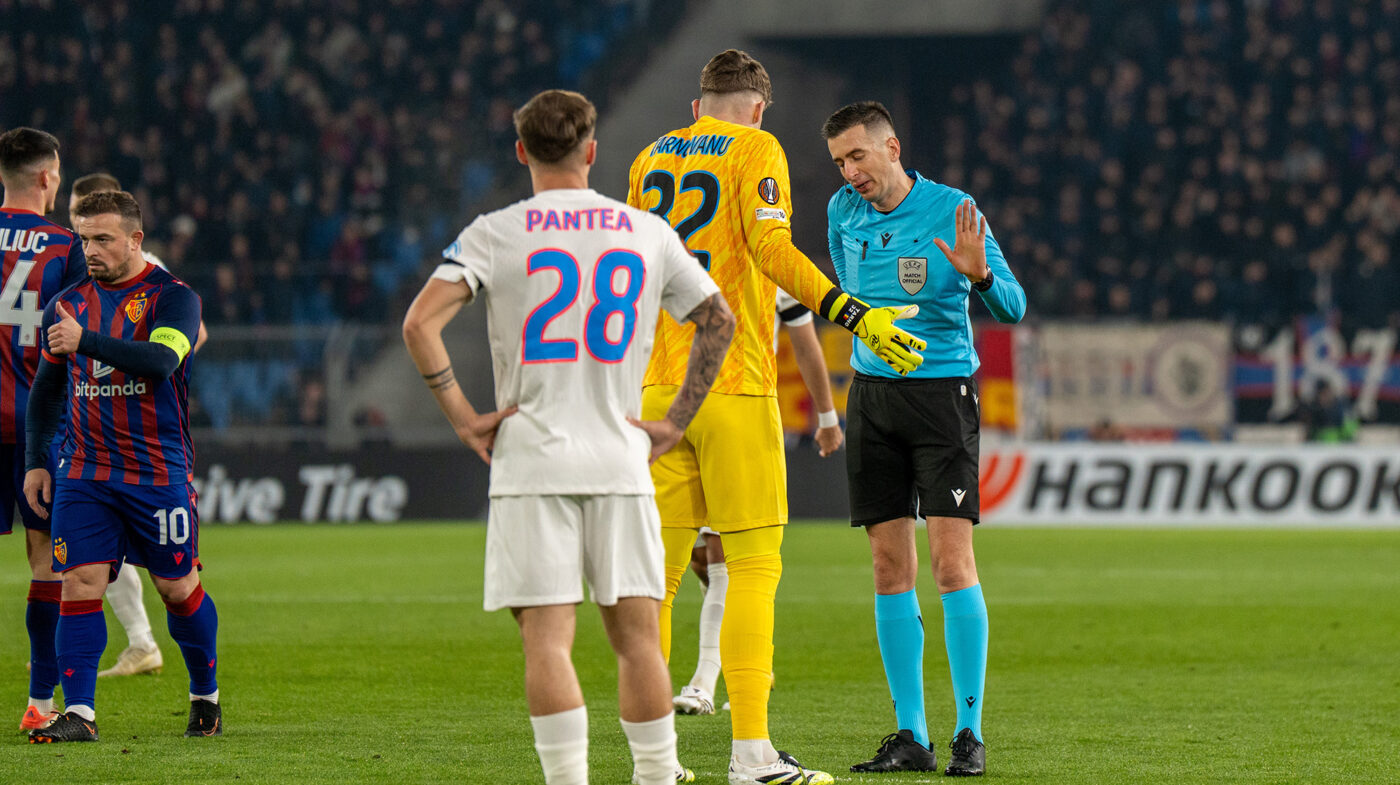 FC Basel – FCSB 3-1, în etapa 4 din grupa principală a Europa League. Campioana României a căzut în repriza a doua, după ce a egalat prin Olaru