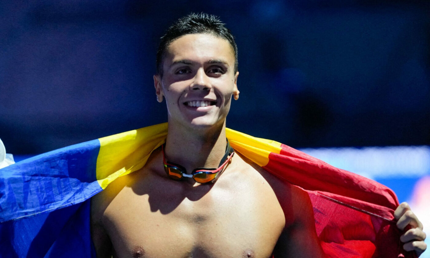 Gest superb pentru David Popovici în orașul istoric al României