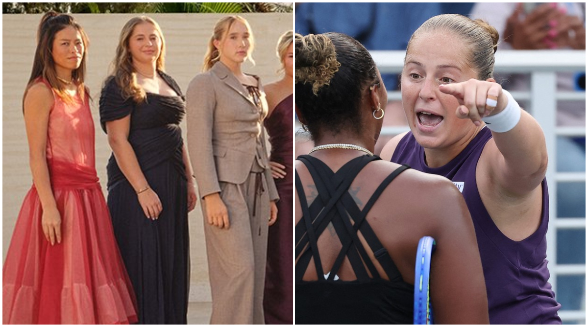 Jelena Ostapenko, ținta ironiilor la Turneul Campioanelor după ce a apărut într-o ținută de nașă la festivitatea de deschidere: „Parcă s-a teleportat din trecut”. FOTO