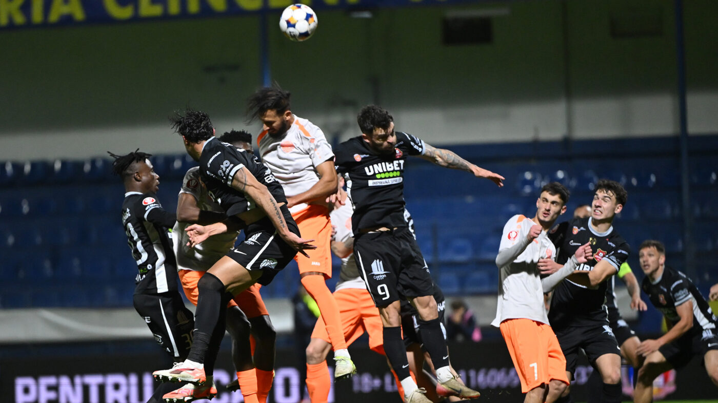 Metaloglobus – Hermannstadt 1-1, în etapa 17 din Superligă. Ambele goluri au fost marcate din penalty