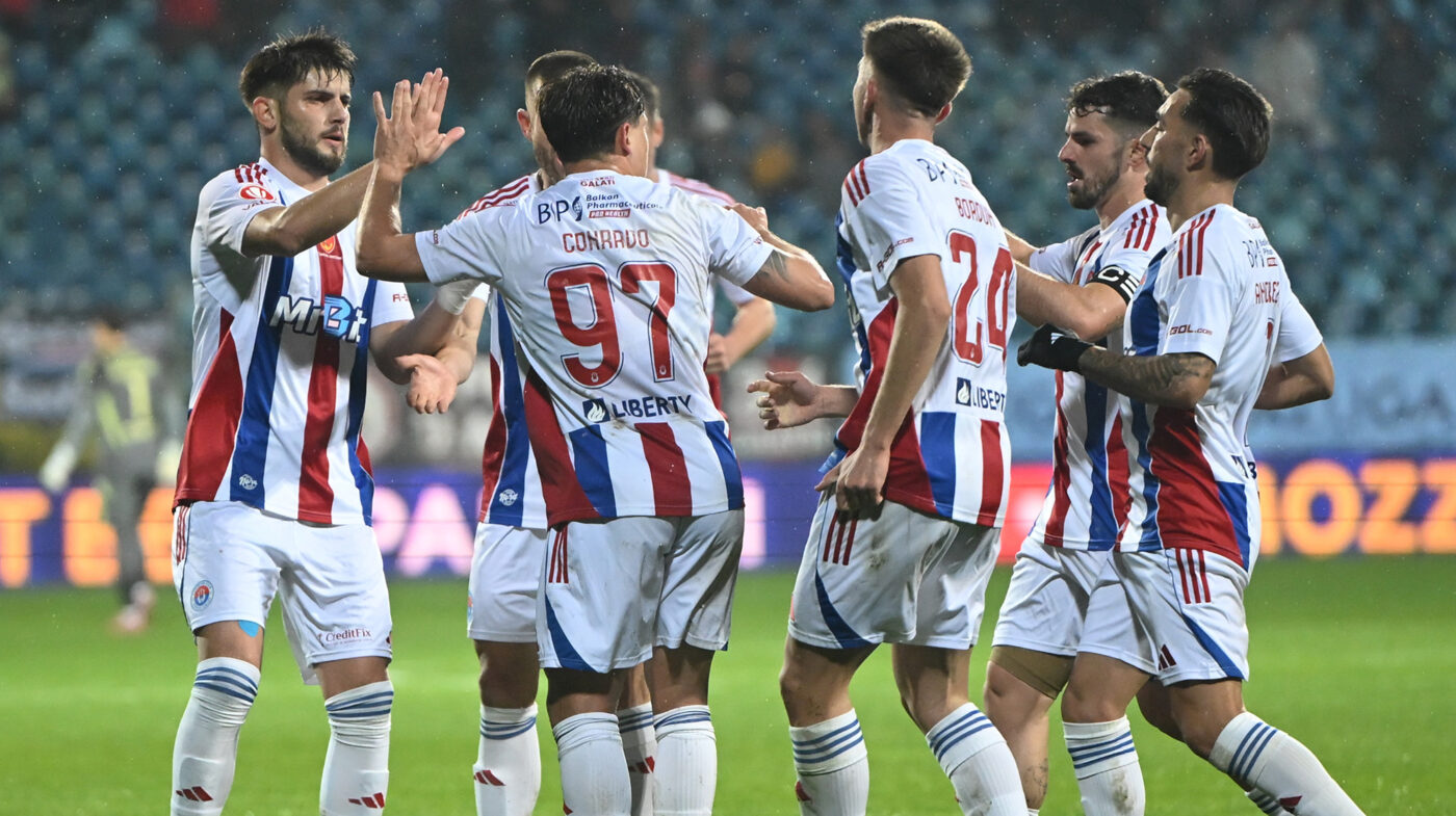 Oțelul – Farul Constanța 2-2, în etapa 17 din Superliga. Echipa vizitatoare rămâne pe loc de play-off