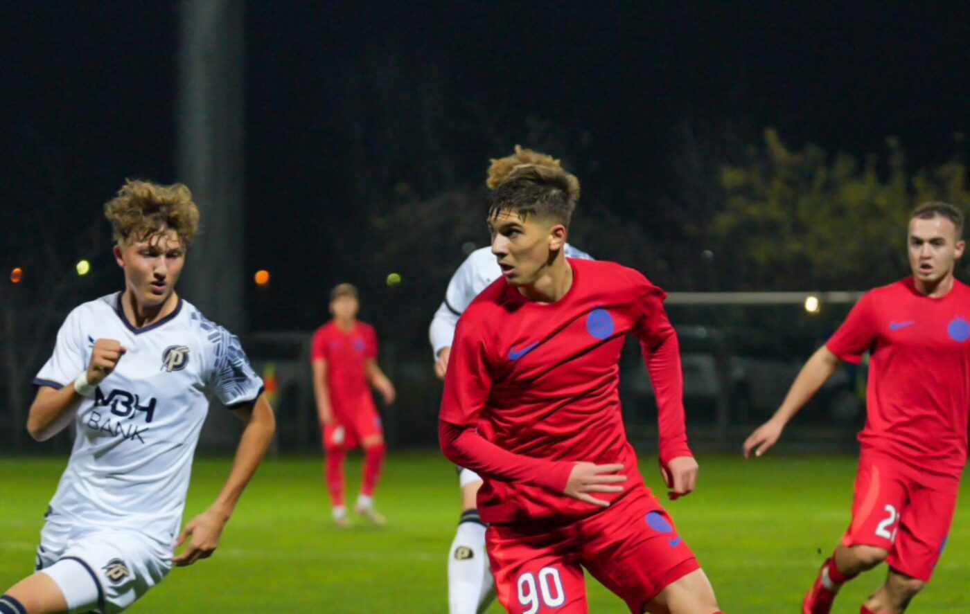 Prima înfrângere pentru FCSB în UEFA Youth League! Pariul lui Gigi Becali a marcat un gol superb, însă roș-albaștrii au cedat pe final