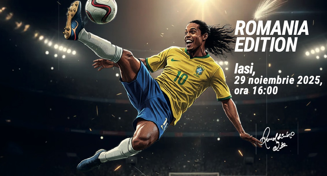 Demonstrativul de lux de la Iași, în pericol! Echipa România Legends s-a retras oficial de la evenimentul Ronaldinho & Friends