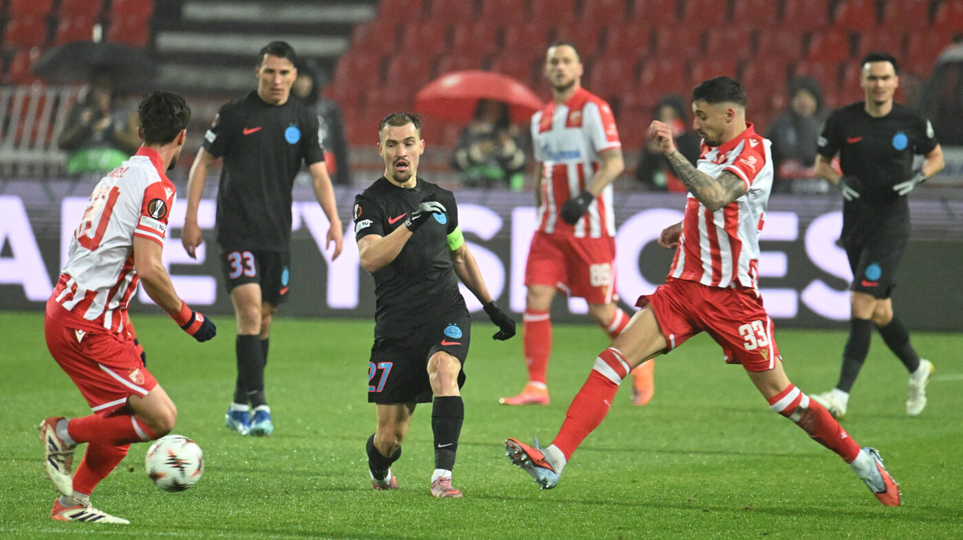 Steaua Roșie – FCSB 1-0, în etapa 5 din Europa League. Campioana României pierde, deși a jucat în superioritate din minutul 28