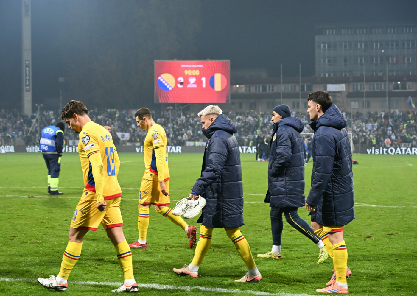 UEFA a răsucit cuțitul în rana României. A venit decizia după meciul cu Bosnia