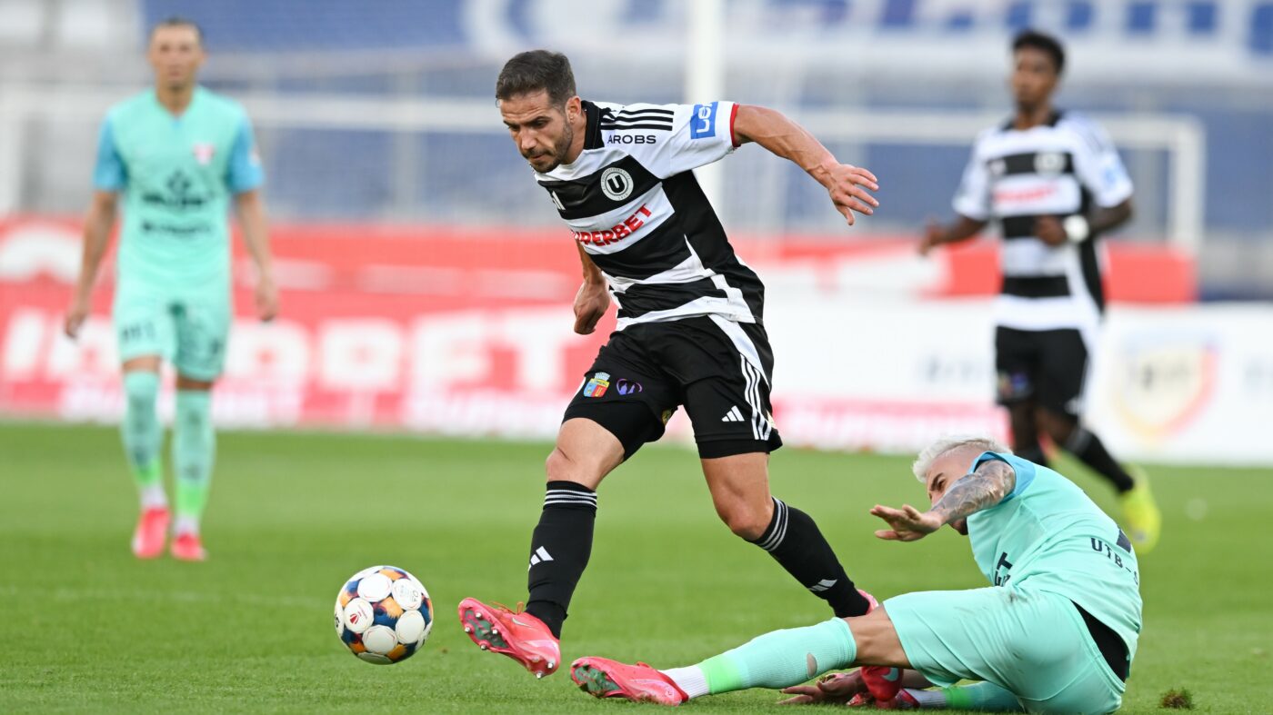 UTA – „U” Cluj 0-1 Live Text Online, în etapa 17 din Superligă. Gertmonas are o intervenție incredibilă la șutul lui Roman