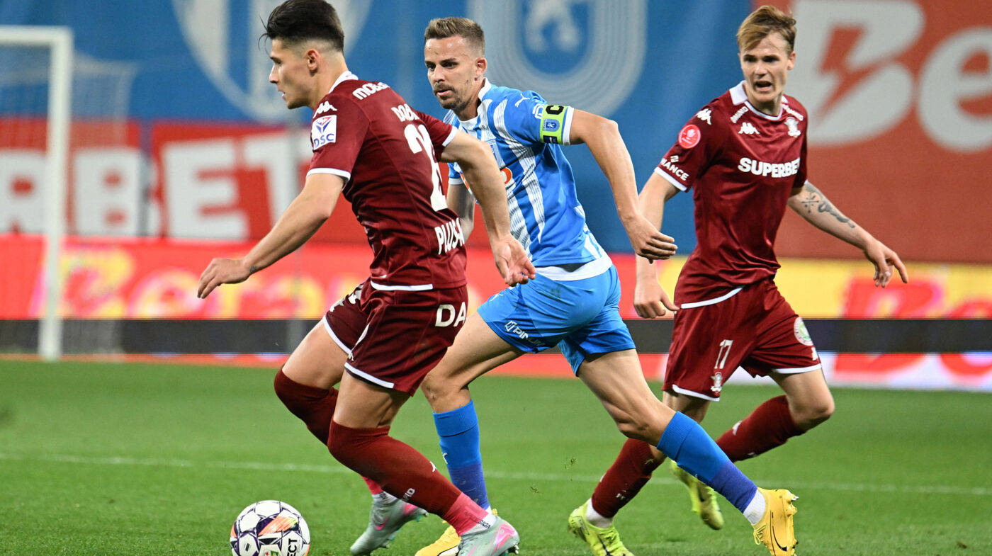 Universitatea Craiova – Rapid București Live Text Online de la ora 20:30, în etapa 15 din Superliga. Echipele de start. Formația lui Gâlcă urcă pe primul loc dacă nu pierde
