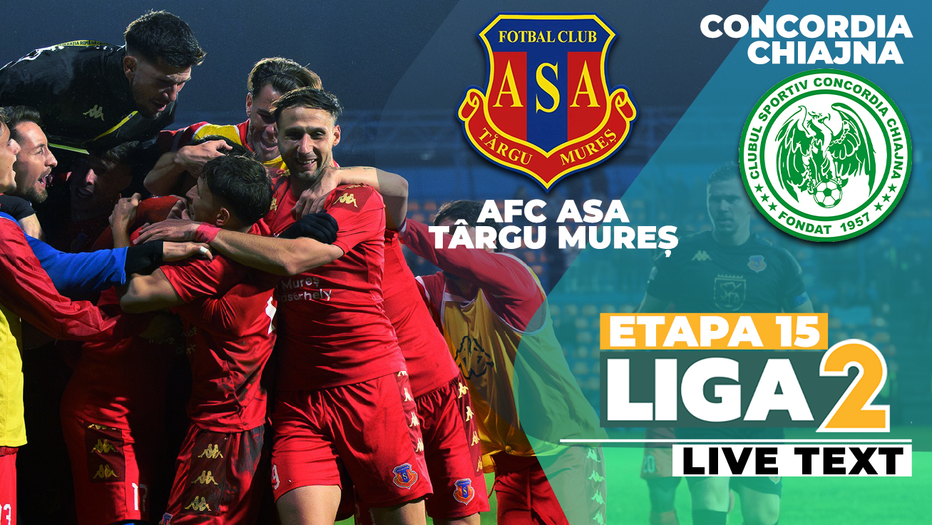Concordia Chiajna iese neînvinsă și fără gol primit de pe terenul puternicei AFC ASA Târgu Mureș. Ilfovenii rămân tot în afara locurilor calificabile în play-off