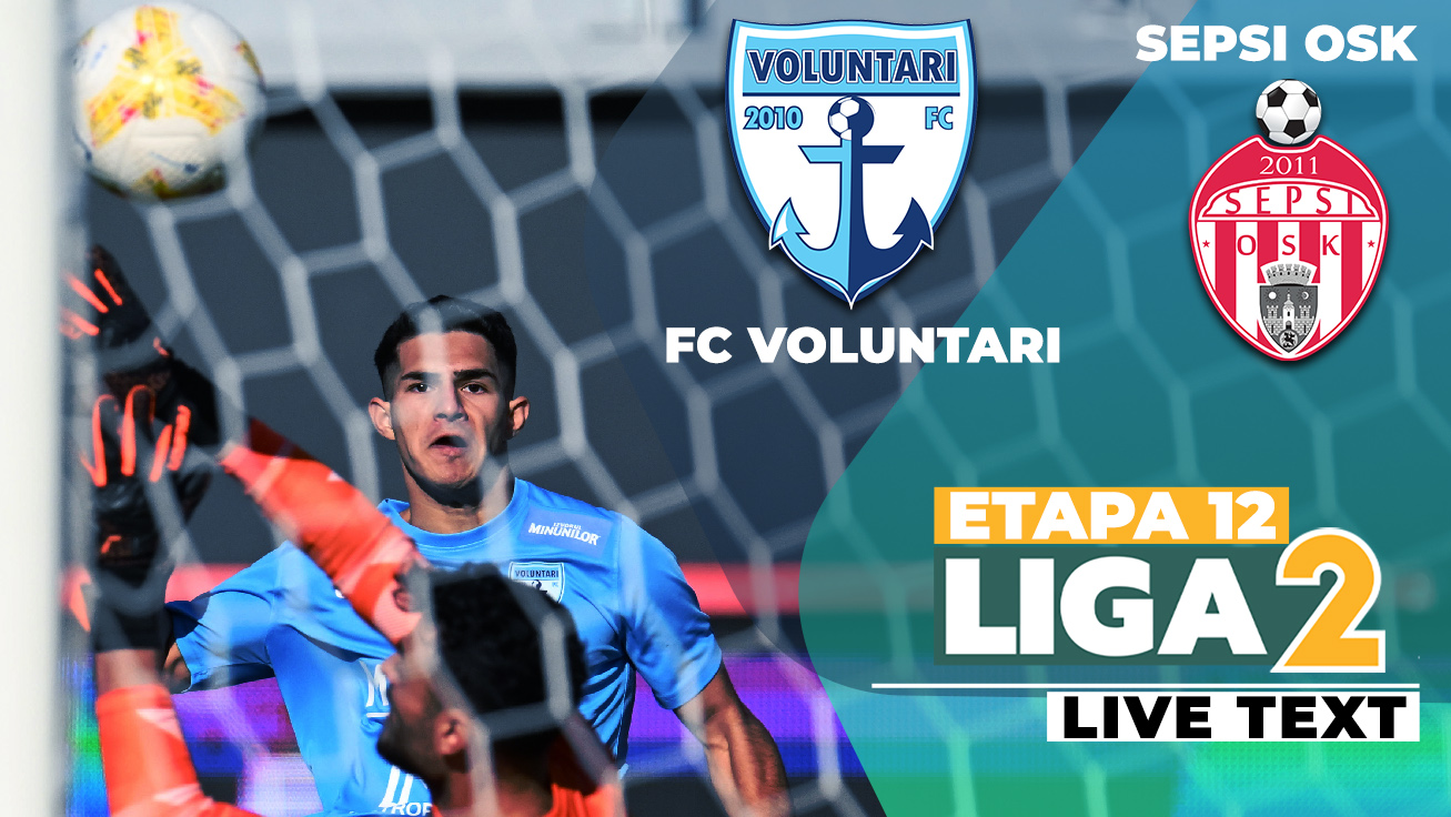 Sepsi OSK câștigă la Voluntari și le produce ilfovenilor primul eșec acasă în acest sezon. Trupa lui Ovidiu Burcă revine pe loc de play-off