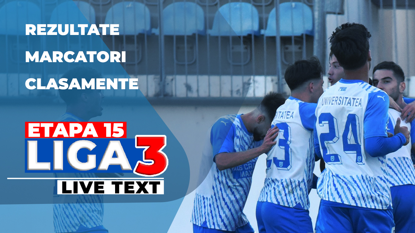 Etapa 15 Liga 3 | Petrolul 2 a reușit scorul zilei, Inter Stars Sibiu a câștigat derby-ul cu CSM Târgu Jiu, Vâlcea s-a impus la ultima clasată prin două penalty-uri controversate