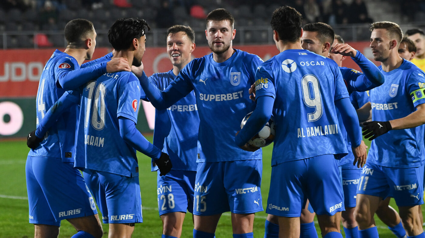AEK Atena – Universitatea Craiova 1-2, Live Text Online, în etapa 6 din Conference League. Vida înscrie cu capul, de la 6 metir, în urma unui corner de pe stânga