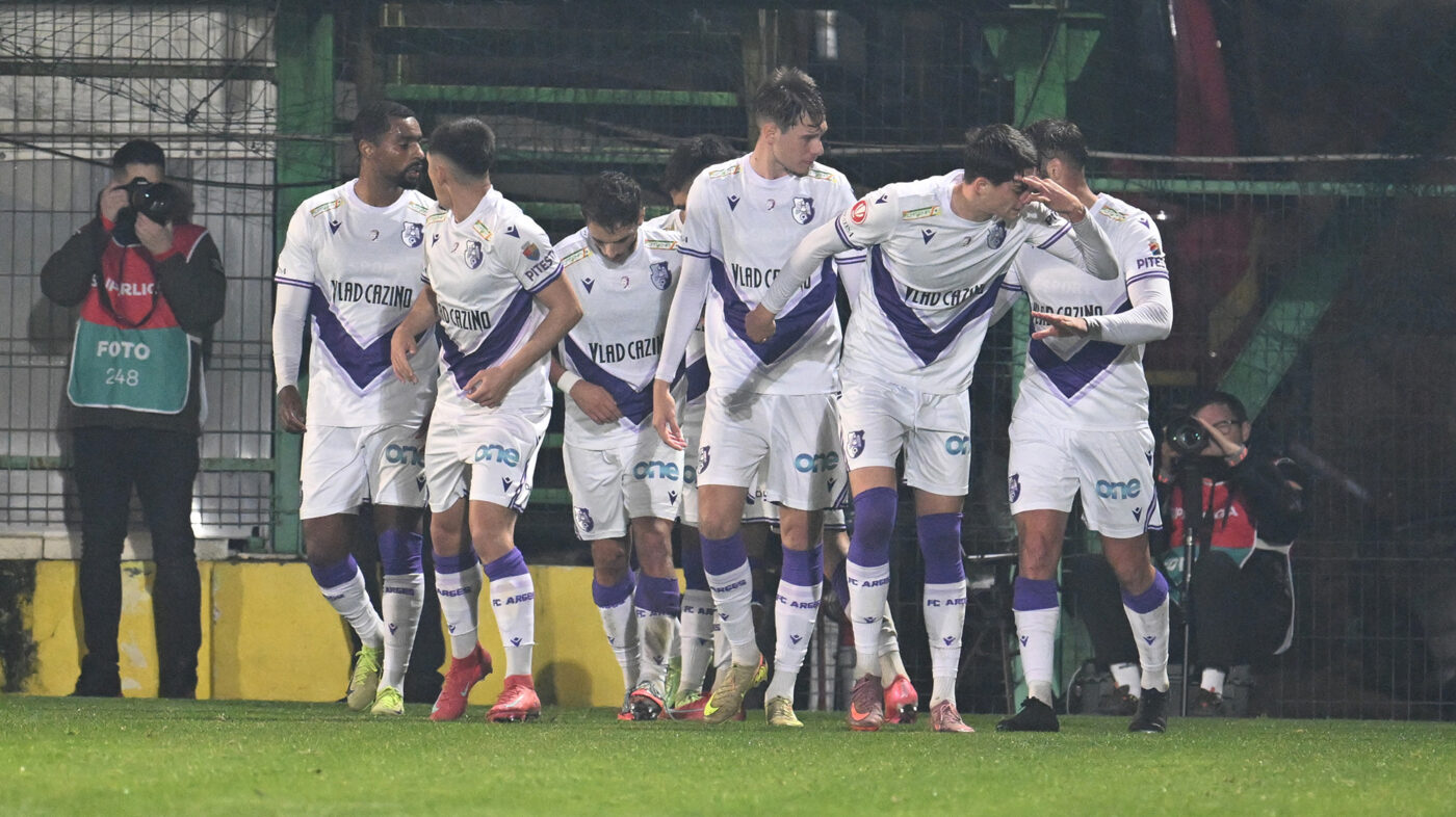 Csikszereda – FC Argeș 0-2, în etapa 19 din Superliga. Echipa piteșteană își consolidează locul 5