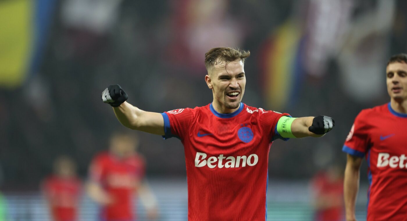 Cui i-a mulțumit Darius Olaru după golul din FCSB – Rapid 2-1