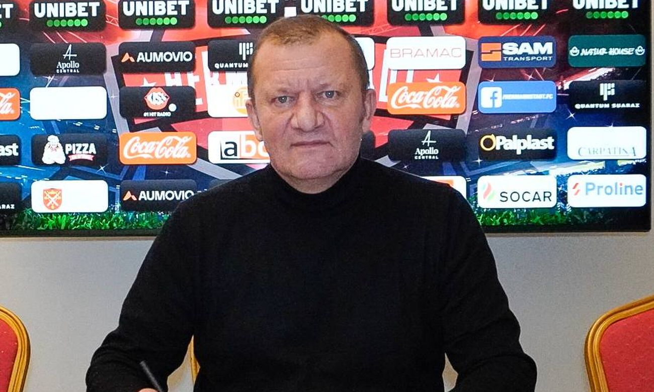 E oficial! Dorinel Munteanu a fost prezentat la noul club din Superliga