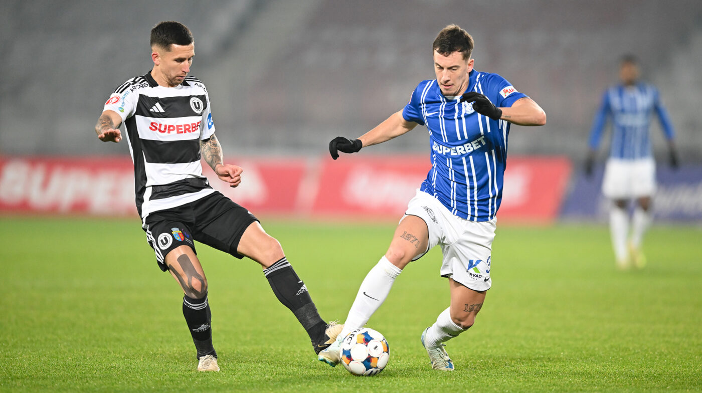 U Cluj – Farul Constanța 1-0, în etapa 21 din Superliga. Echipa ardeleană încheie anul pe locul 7
