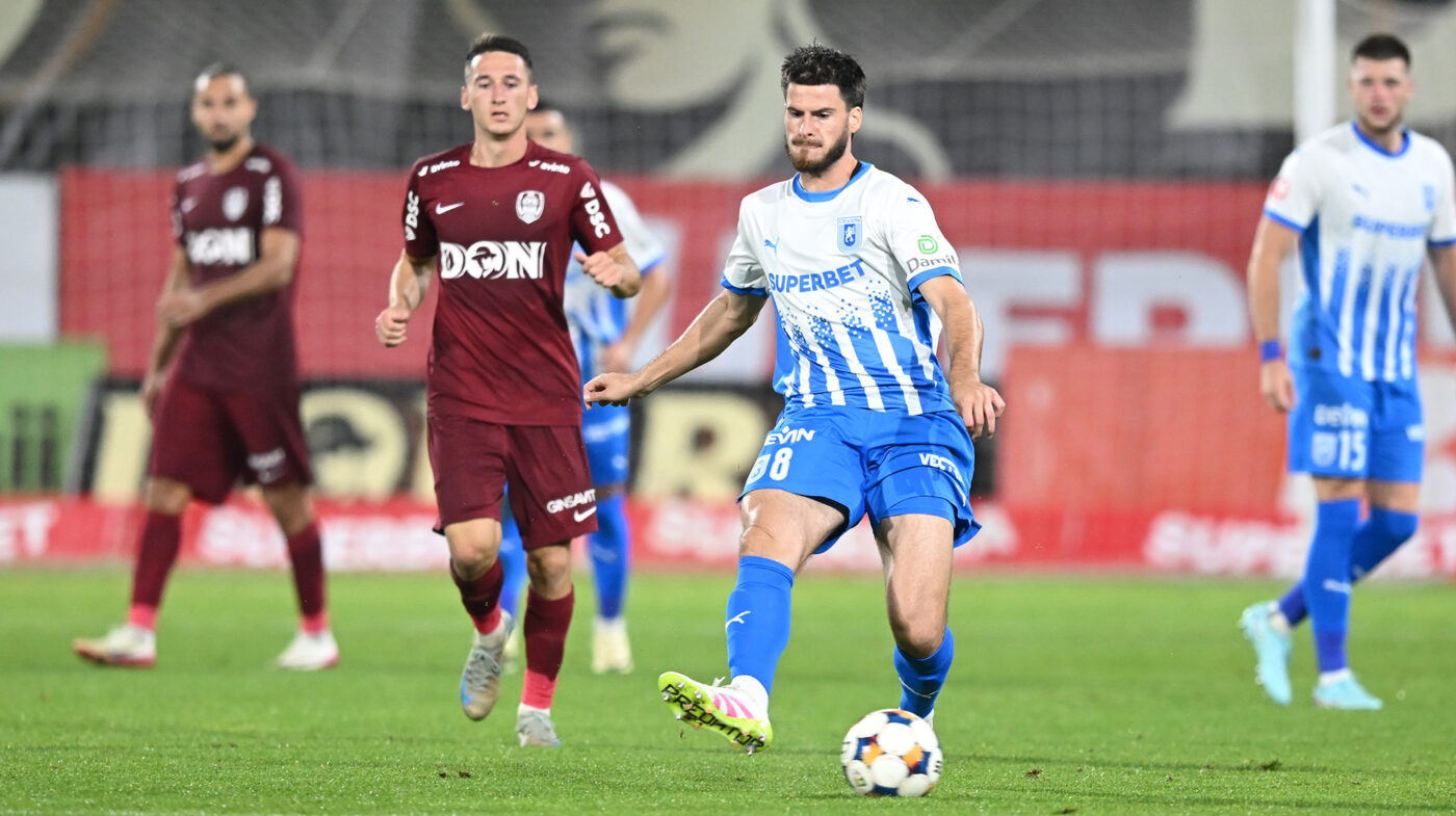 Universitatea Craiova – CFR Cluj 1-0, Live Text Online, în etapa 19 din Superliga. Pauză în Bănie