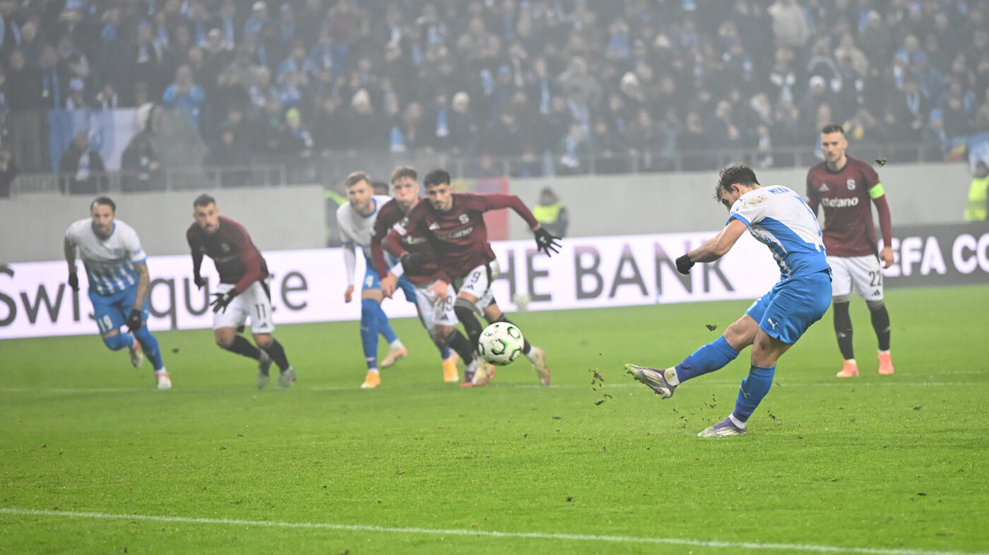 Universitatea Craiova – Sparta Praga 1-2, în etapa 5 din Conference League. Oltenii tremură pentru prezența în play-off